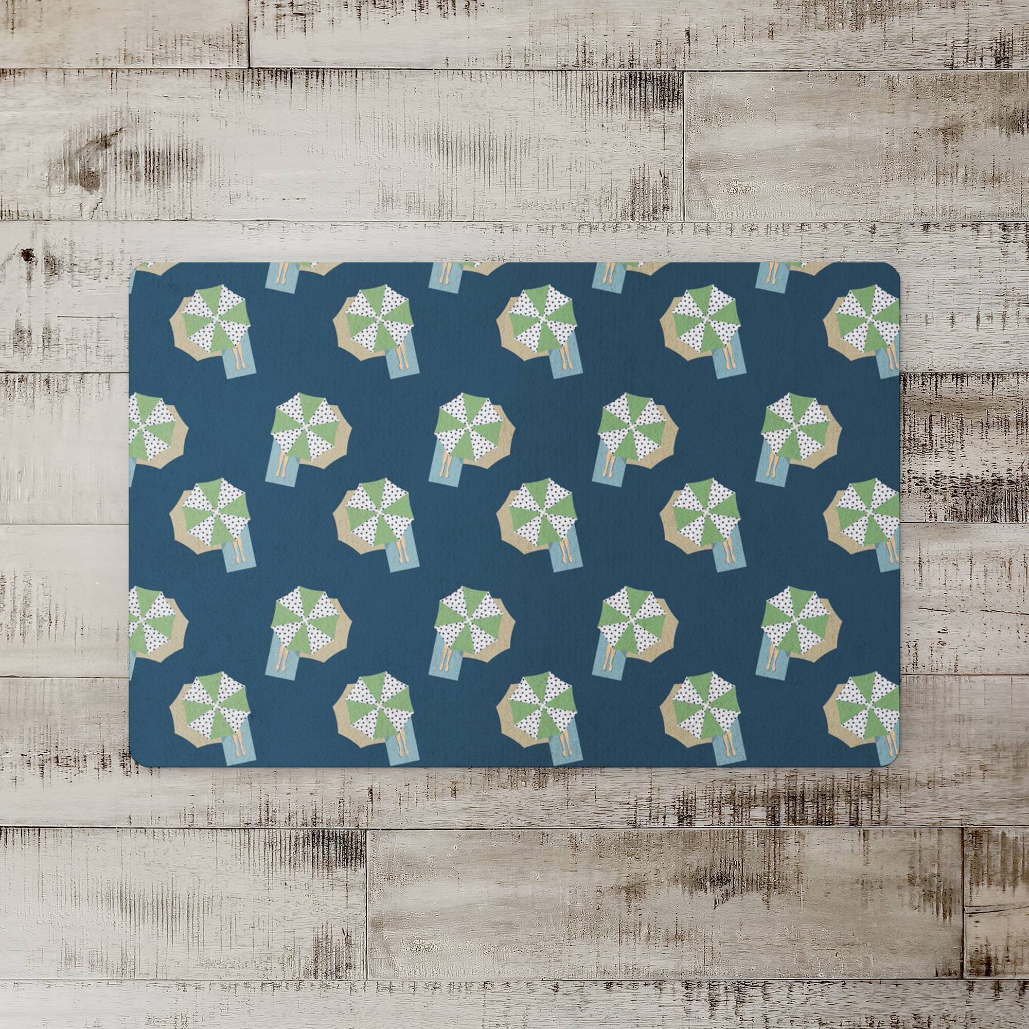 Umbrella Pattern Floor Mat